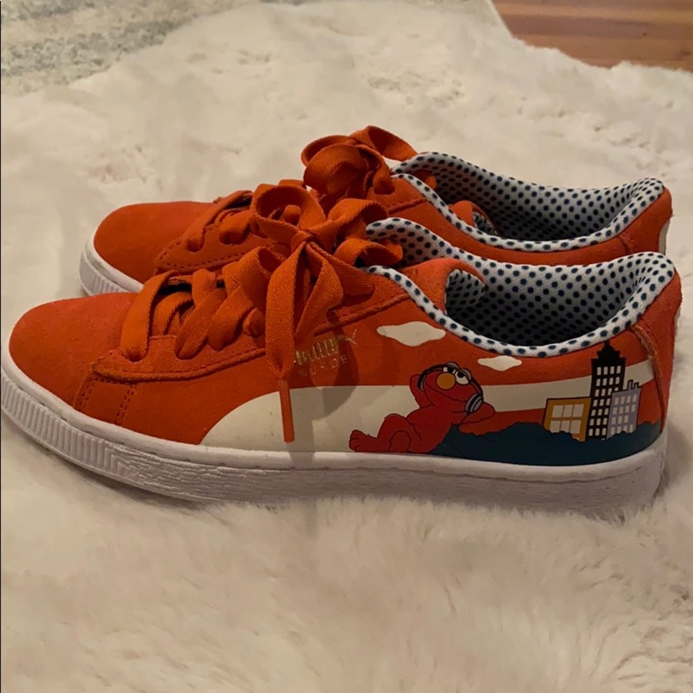 Sesame Street x Puma Orange Sneakers
